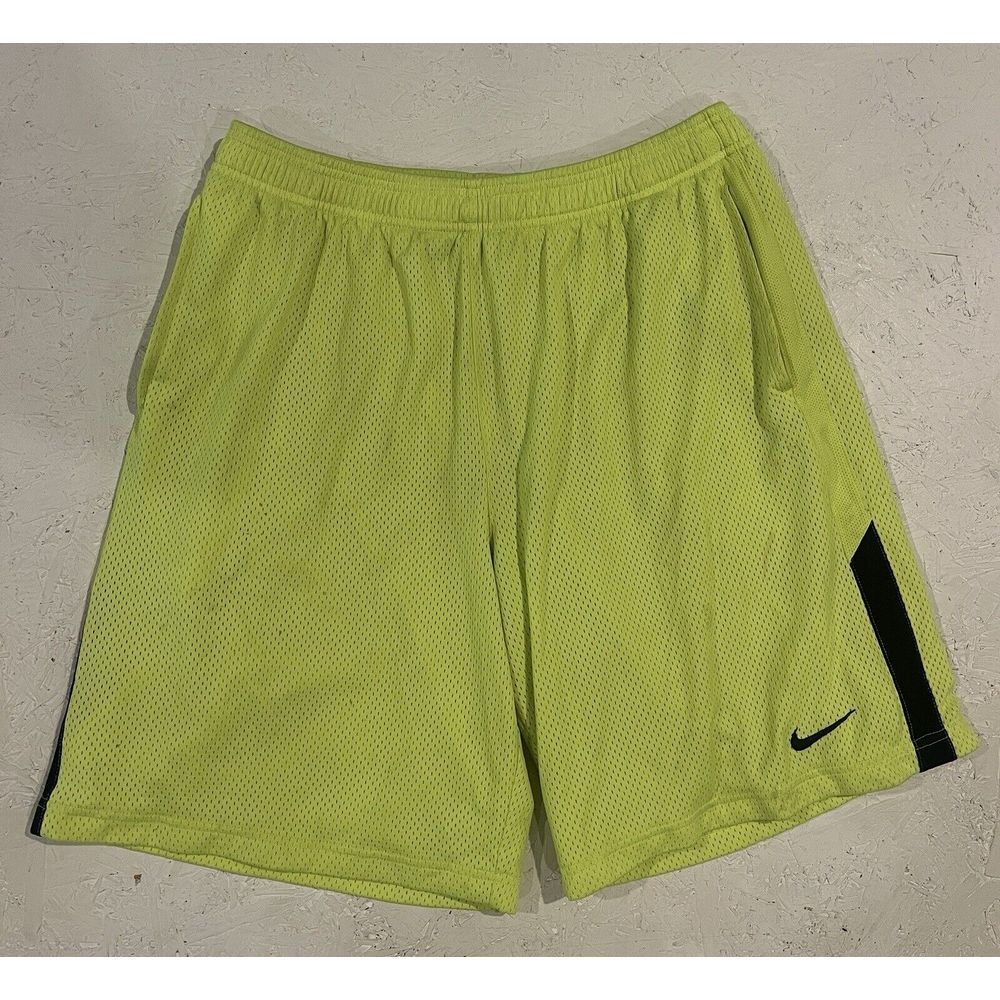Nike Dri-Fit Woven 9" Training Shorts Safety Yellow 613597-701 Men's Large